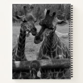 Giraffe - Notebook Notizblock (Rückseite)