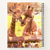 Giraffe - Notebook Notizblock (Rückseite)