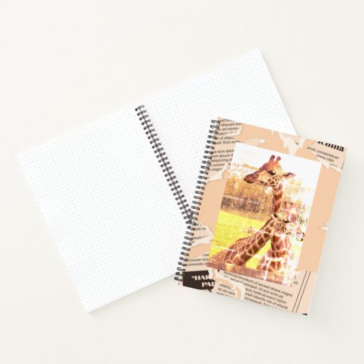 Giraffe - Notebook Notizblock (Innenseite)