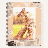 Giraffe - Notebook Notizblock (Vorderseite)