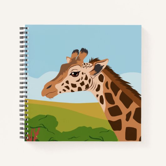 Giraffe Notizblock (Vorderseite)