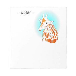 Giraffe Notizblock