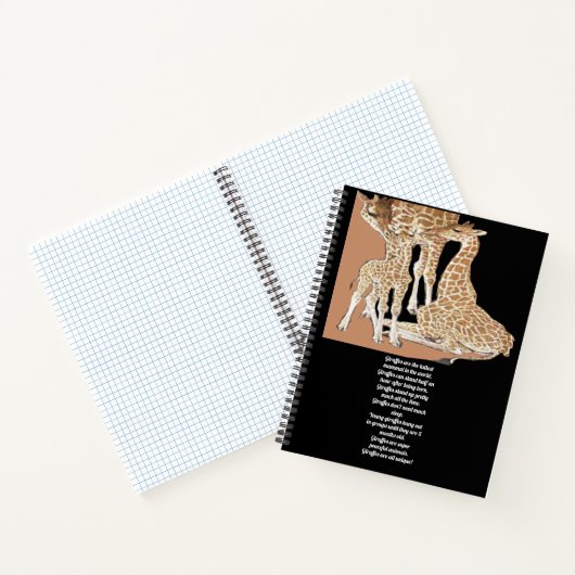 "Giraffe" Notizblock (Innenseite)