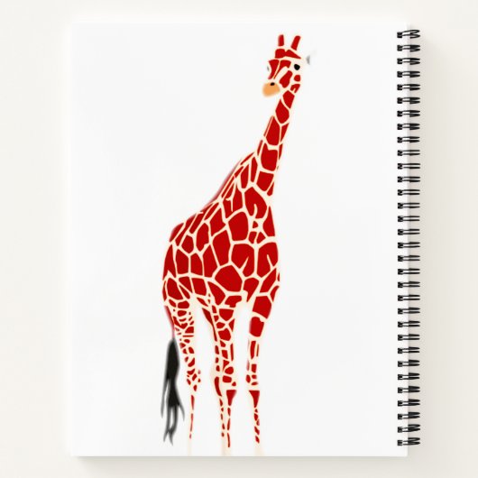 "Giraffe" Notizblock (Rückseite)