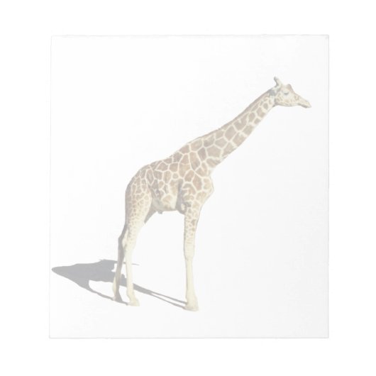 Giraffe Notizblock (Vorderseite)