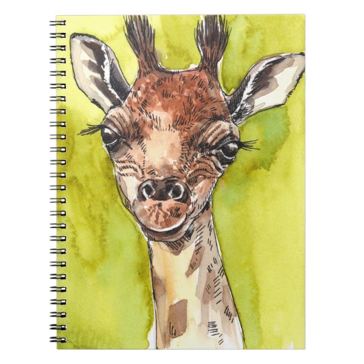 Giraffe Notizblock (Vorderseite)