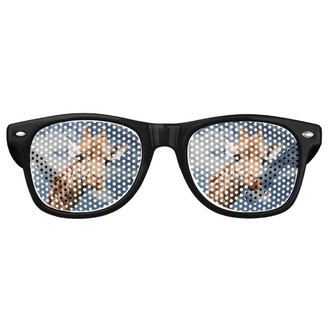 GIRAFFE NOVELTY FUNNY SUNGLASSES SHADES PARTYBRILLE (Vorderseite)