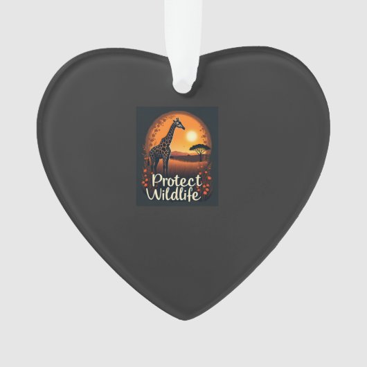 Giraffe of the Savanna Tank Top Ornament (Vorderseite)