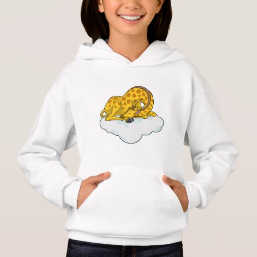 Giraffe on Clouds Hoodie (Vorderseite)