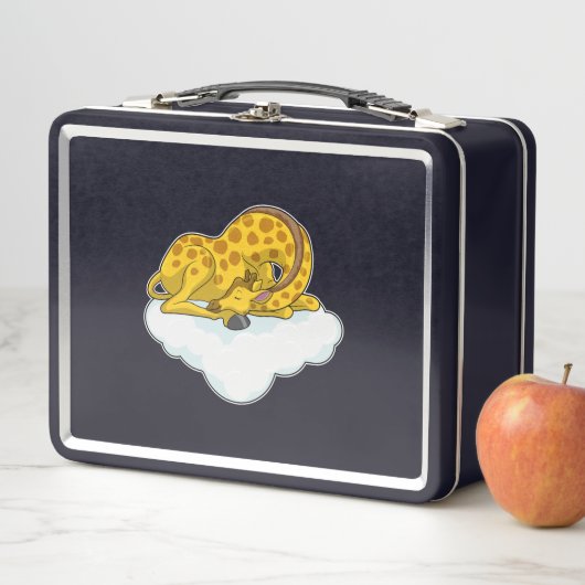 Giraffe on Clouds Metall Brotdose (Beispiel)