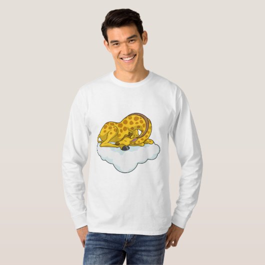 Giraffe on Clouds T-Shirt (Vorne ganz)