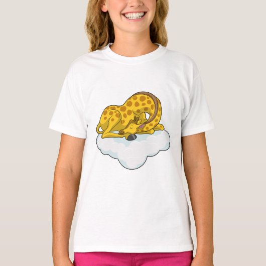 Giraffe on Clouds T-Shirt (Vorderseite)