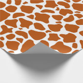 Giraffe Orange Druck Geschenkverpackungspapier Geschenkpapier (Ecke)