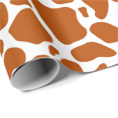 Giraffe Orange Druck Geschenkverpackungspapier Geschenkpapier (Rolleneckpunkt)