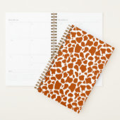 Giraffe Orange Druck Notizbuch Planer (Anzeige)