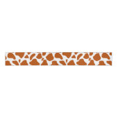 Giraffe Orange Print Decorative Ribbon Ripsband (Vorderseite)
