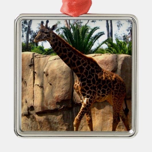 Giraffe Ornament Aus Metall (Vorne)