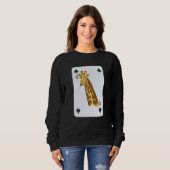 Giraffe Ornament Giraffe Merch Animal Print Giraff Sweatshirt (Vorne ganz)