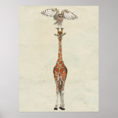 GIRAFFE & OWL Art Poster (Vorne)
