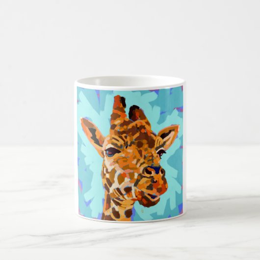 Giraffe Painting - Gift for Animal Lovers Kaffeetasse (Mittel)