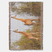 Giraffe Pair Decke (Vorderseite Vertikal)