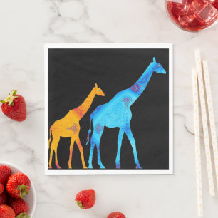 Giraffe Paper Napkin Serviette