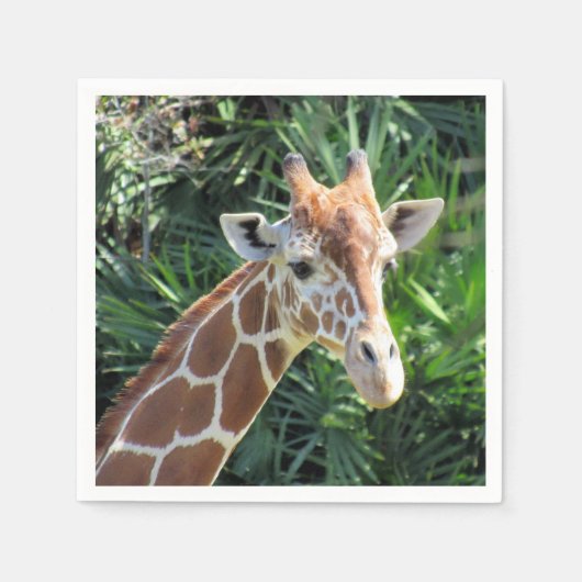 Giraffe Paper Napkins Serviette (Vorderseite)