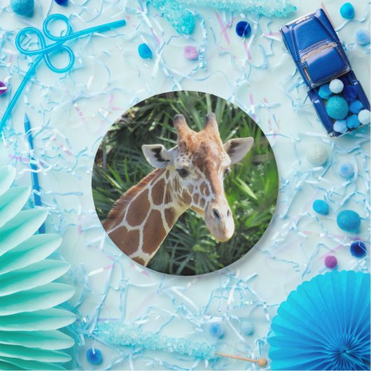 Giraffe-Papierplatte Pappteller (Party)