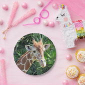 Giraffe-Papierplatte Pappteller (Party)