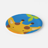 Giraffe Pappteller (Schrägansicht)