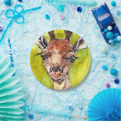 Giraffe Pappteller (Party)