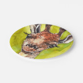 Giraffe Pappteller (Schrägansicht)