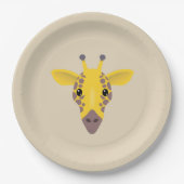 Giraffe Pappteller (Vorderseite)