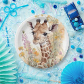 Giraffe Pappteller (Party)
