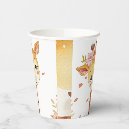 "Giraffe Party Paper Cup" Pappbecher (Links)