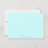 Giraffe Party RSVP-Karte RSVP Karte (Rückseite)