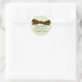 Giraffe Pattern Baby Shower Stickers (Tasche)