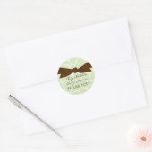 Giraffe Pattern Baby Shower Stickers (Umschlag)