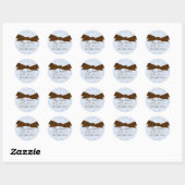 Giraffe Pattern Baby Shower Stickers (Blatt)