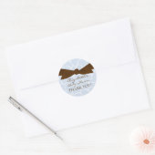 Giraffe Pattern Baby Shower Stickers (Umschlag)