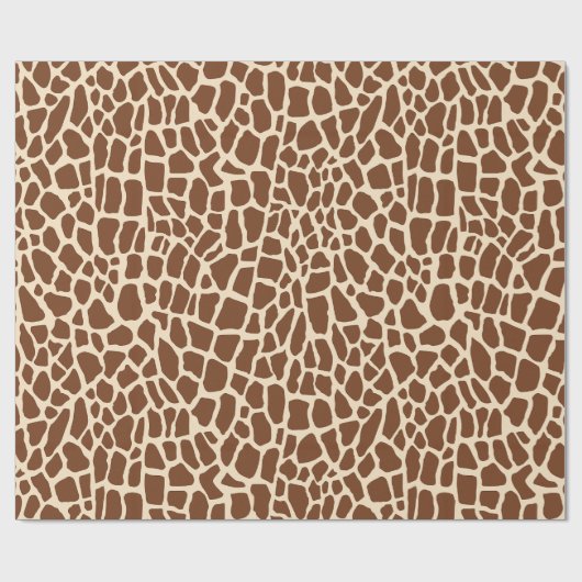 Giraffe Pattern Geschenkpapier (Flach)