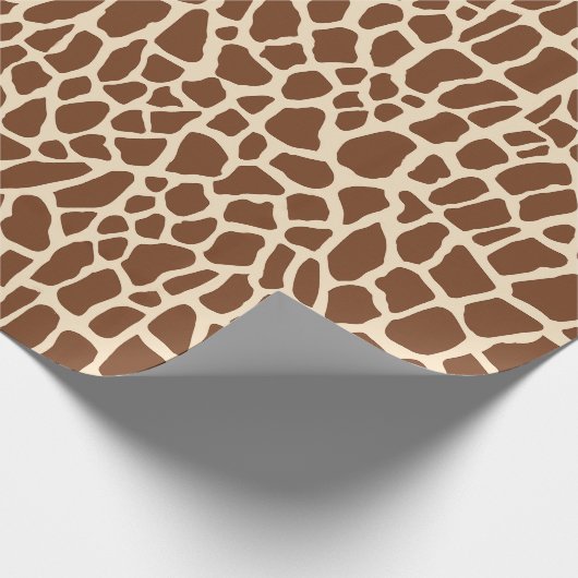 Giraffe Pattern Geschenkpapier (Ecke)