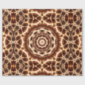 Giraffe Pattern_ Geschenkpapier (Flach)