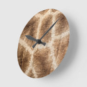 Giraffe pattern runde wanduhr (Winkel)