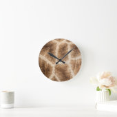 Giraffe pattern runde wanduhr (Zuhause)