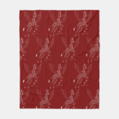 Giraffe + pegasus = Giraffsus Fleecedecke (Vorderseite)