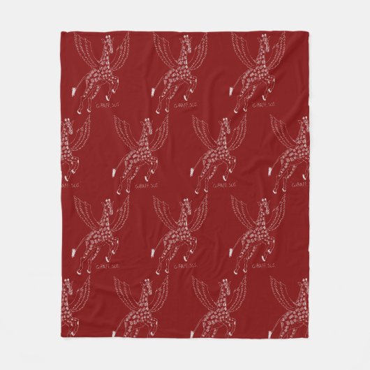 Giraffe + pegasus = Giraffsus Fleecedecke (Vorderseite)