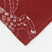 Giraffe + pegasus = Giraffsus Fleecedecke (Ecke)