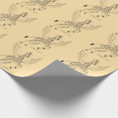 Giraffe + pegasus = Giraffsus Geschenkpapier (Ecke)