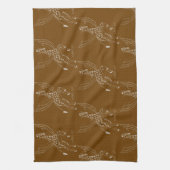 Giraffe + pegasus = Giraffsus Geschirrtuch (Vertikal)